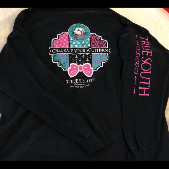 True south 2XL sweater pink and navy - Picture 1 of 5